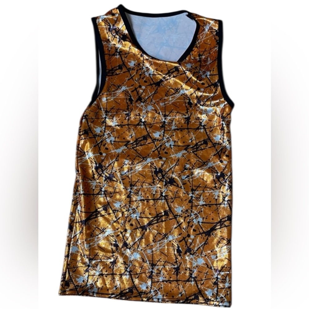 NWOT Curtain Call Dance Costume Tank Shirt Size L